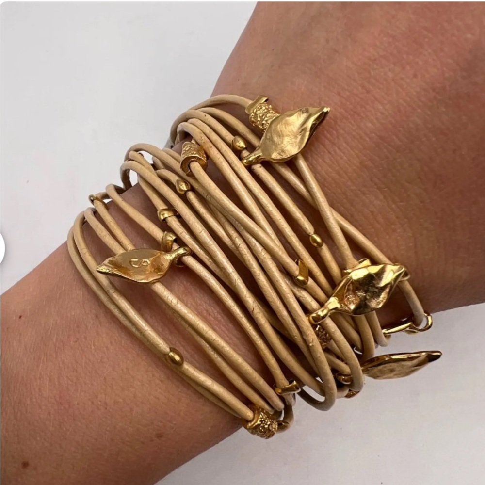 Sea Smadar Eliasaf leather necklace/bracelet